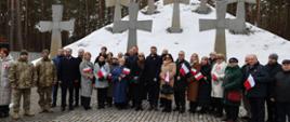 Składamy hołd ofiarom zbrodni z 1940 roku na Polskim Cmentarzu Wojennym w Bykowni, fot. Olga Woszczek/UdSKiOR