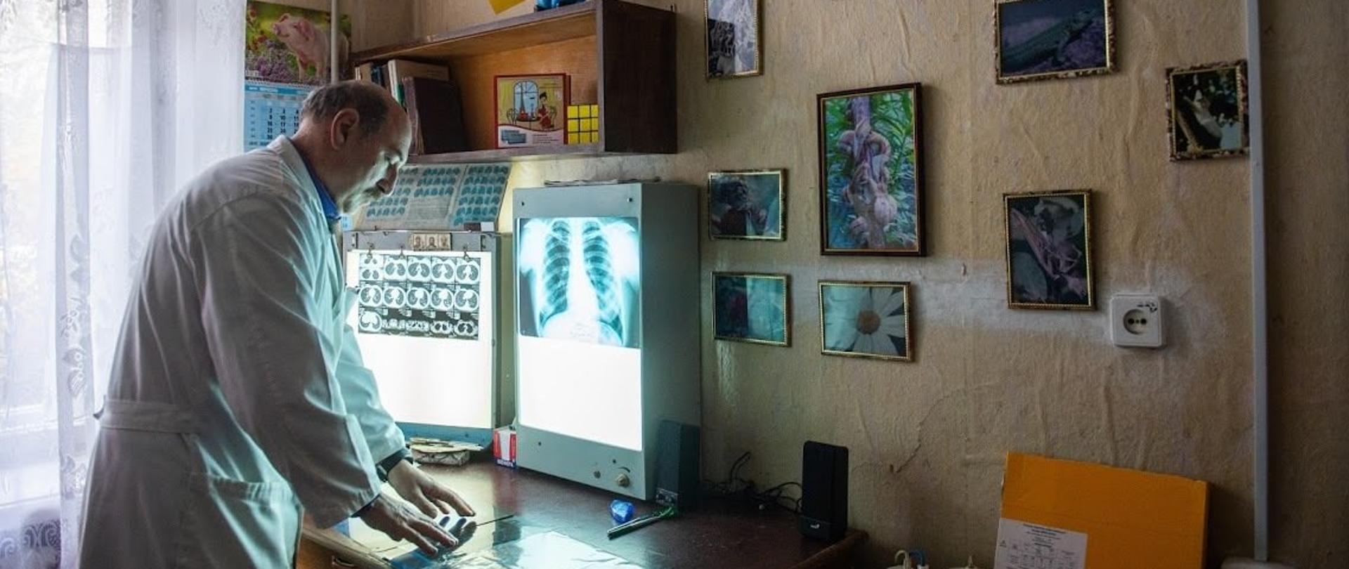 Transfer dobrych praktyk w diagnostyce, leczeniu i nadzorze epidemiologicznym nad gruźlicą lekooporną na wschodzie Ukrainy fot. Polski Zespół Humanitarny