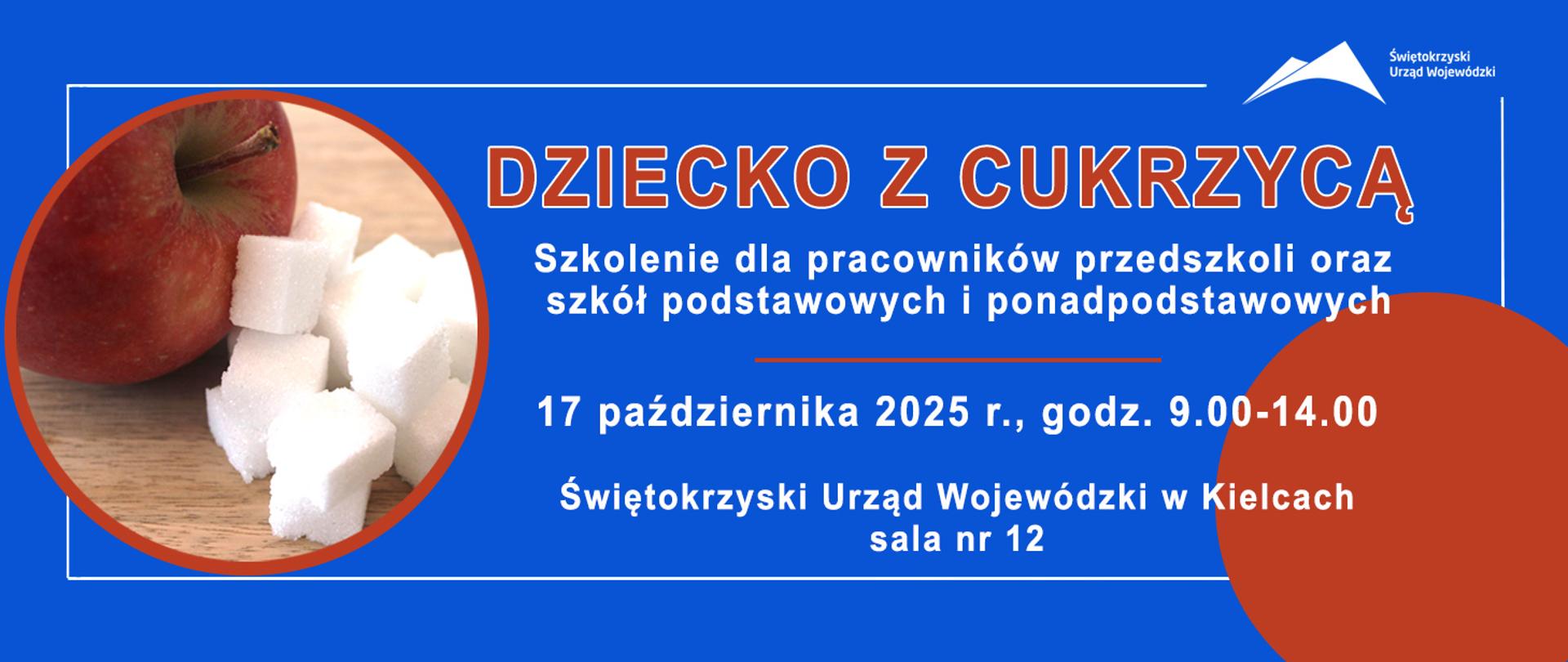 "Dziecko z cukrzycą" - szkolenie