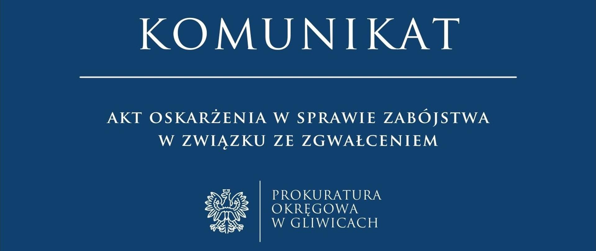 Akt oskarżenia w sprawie zabójstwa w związku ze zgwałceniem