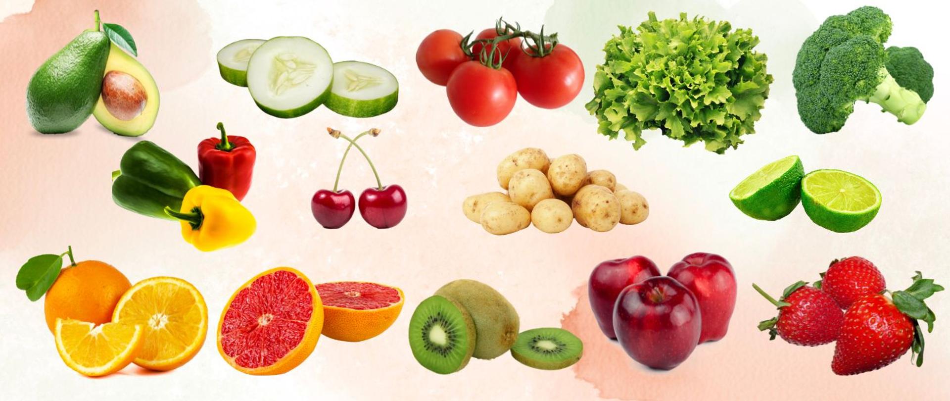 owoce i warzywa latem
