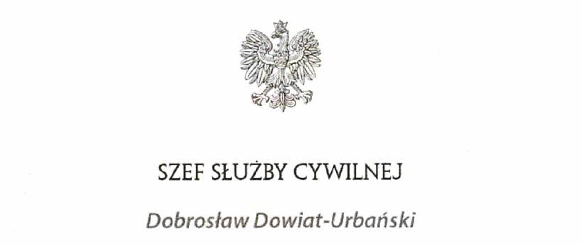 List Szefa Służby Cywilnej z okazji Narodowego Święta Niepodległości oraz święta służby cywilnej