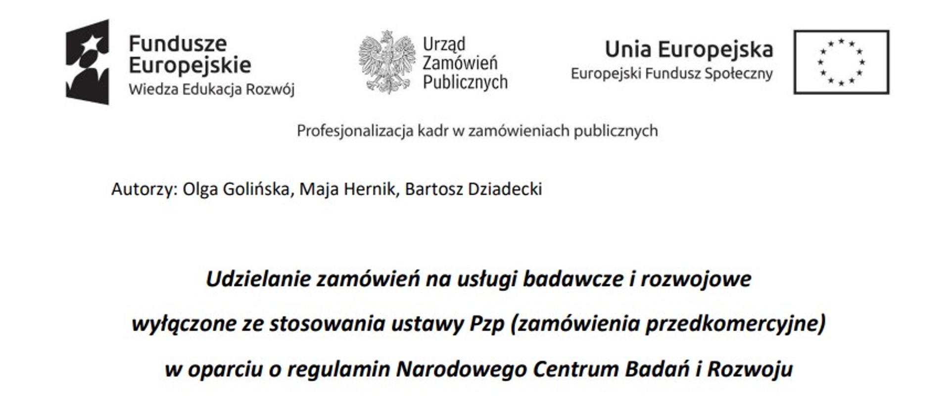 Udzielanie zamówień na usługi badawcze i rozwojowe 