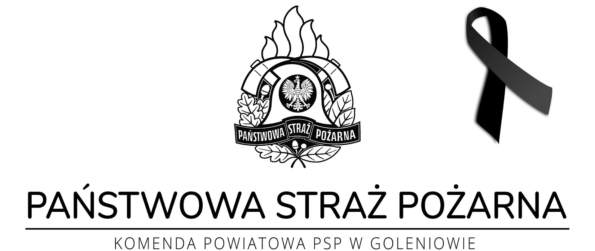 Logo KP PSP Goleniów z kirem