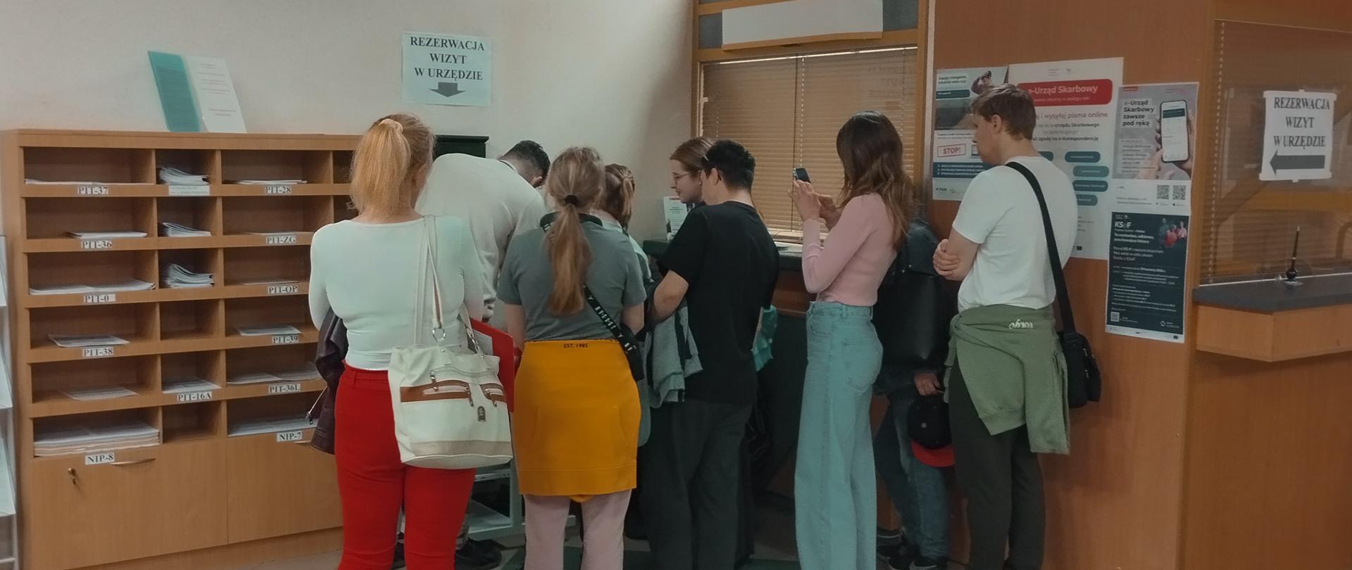 Młodzież z białostockiego internatu Zespołu Szkół nr 16 z wizytą w I US w Białymstoku