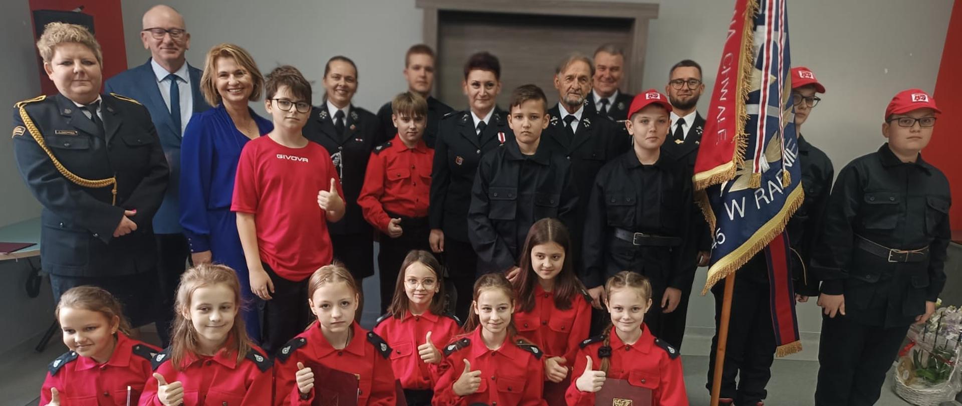 Zdjęcie przedstawia MDP rąbino podczas uroczystego ślubowania