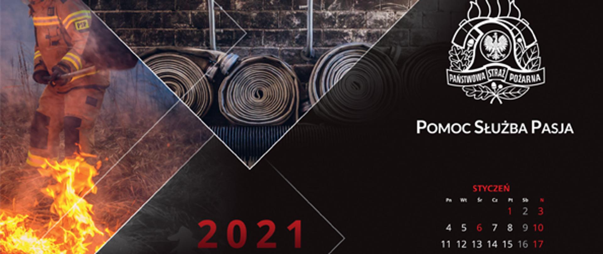 Kalendarz_plakatowy_KG_PSP_na_rok_2021_-_przód