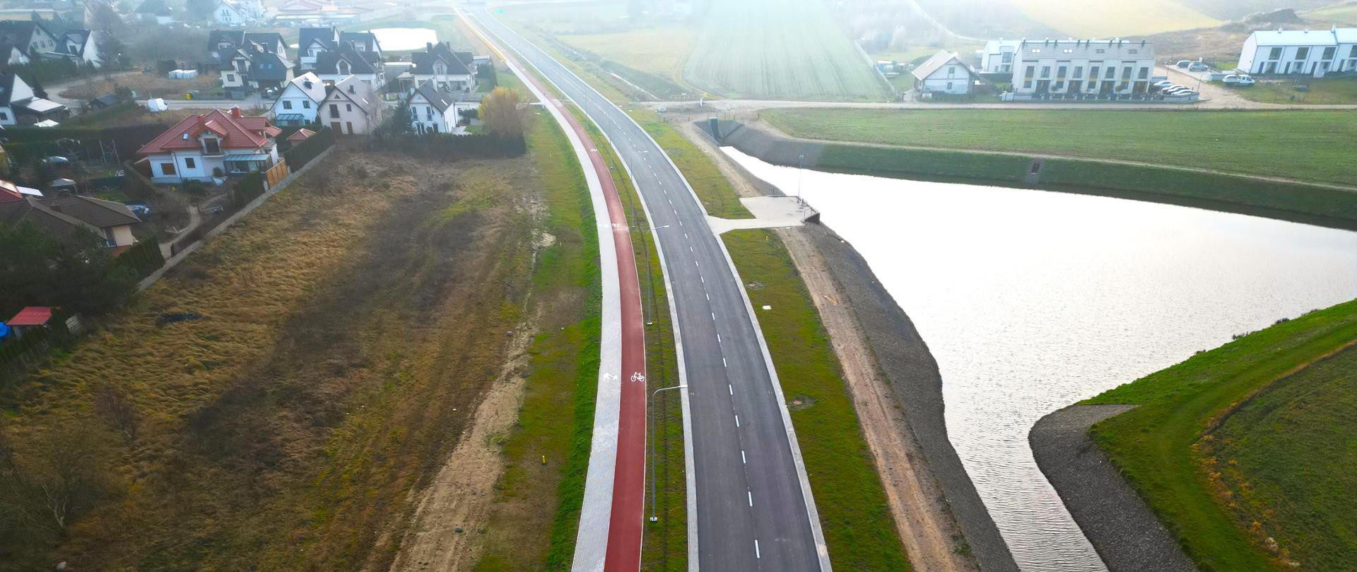 droga widziana z lotu ptaka