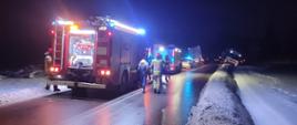 Wypadek drogowy w miejscowości Rosiejów