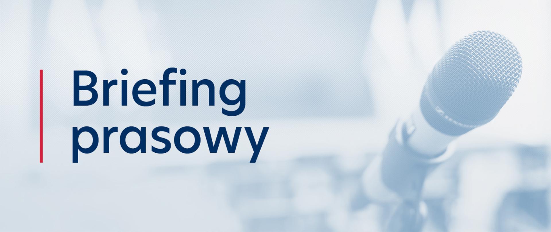 Briefing prasowy slajder