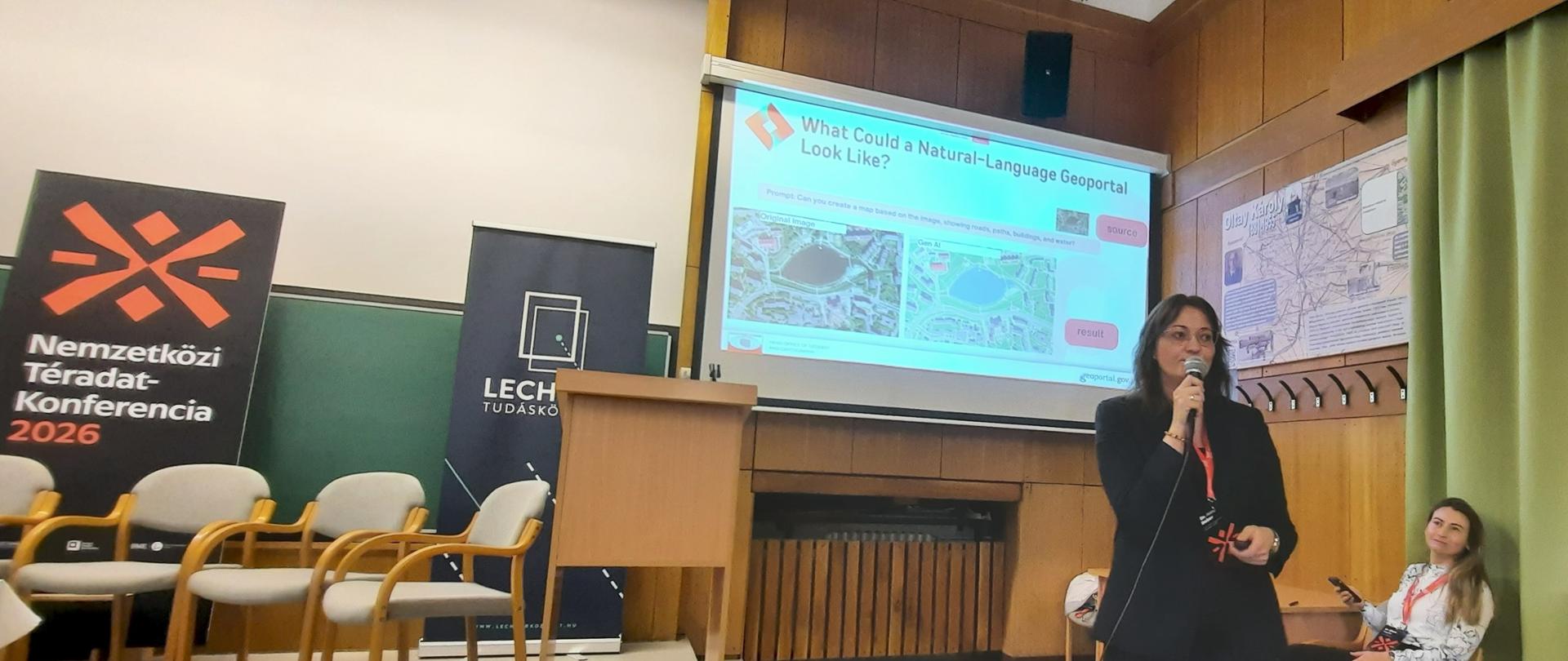 ZGGK dr inż. Anna Bober podczas prezentacji