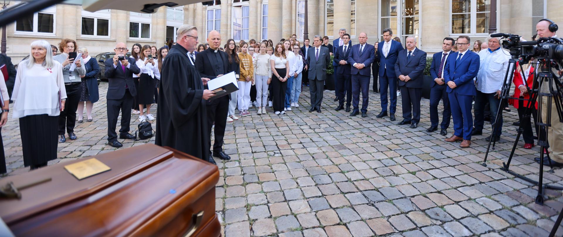 Uroczystości pożegnania szczątków Stefana Szolc-Rogozińskiego