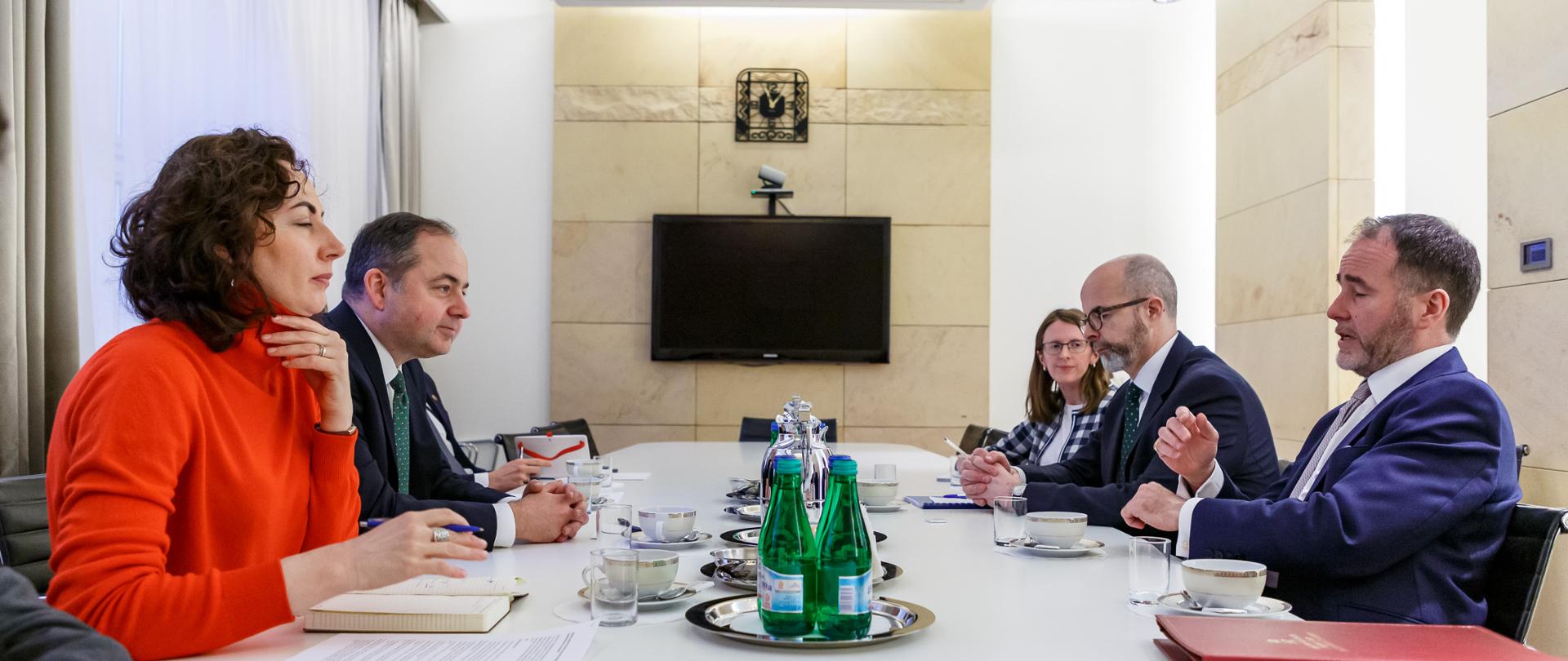 Minister Konrad Szymański meets UK Minister for Europe Christopher Pincher