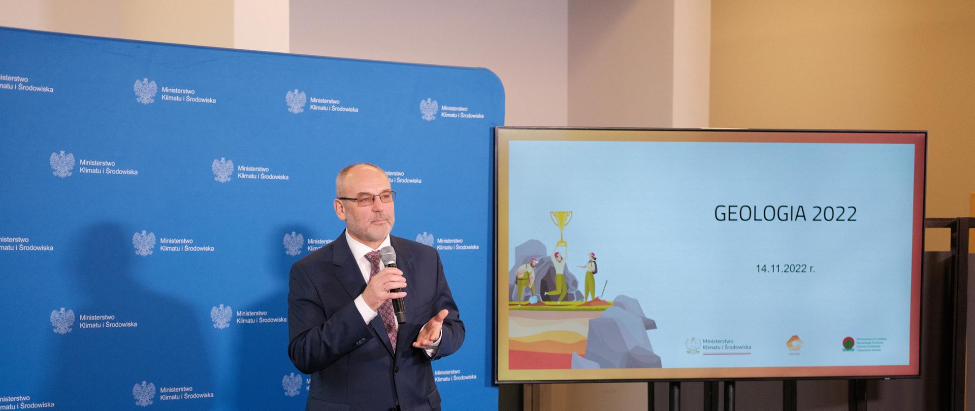 Główny Geolog Kraju podczas wydarzenia Georóżnorodność