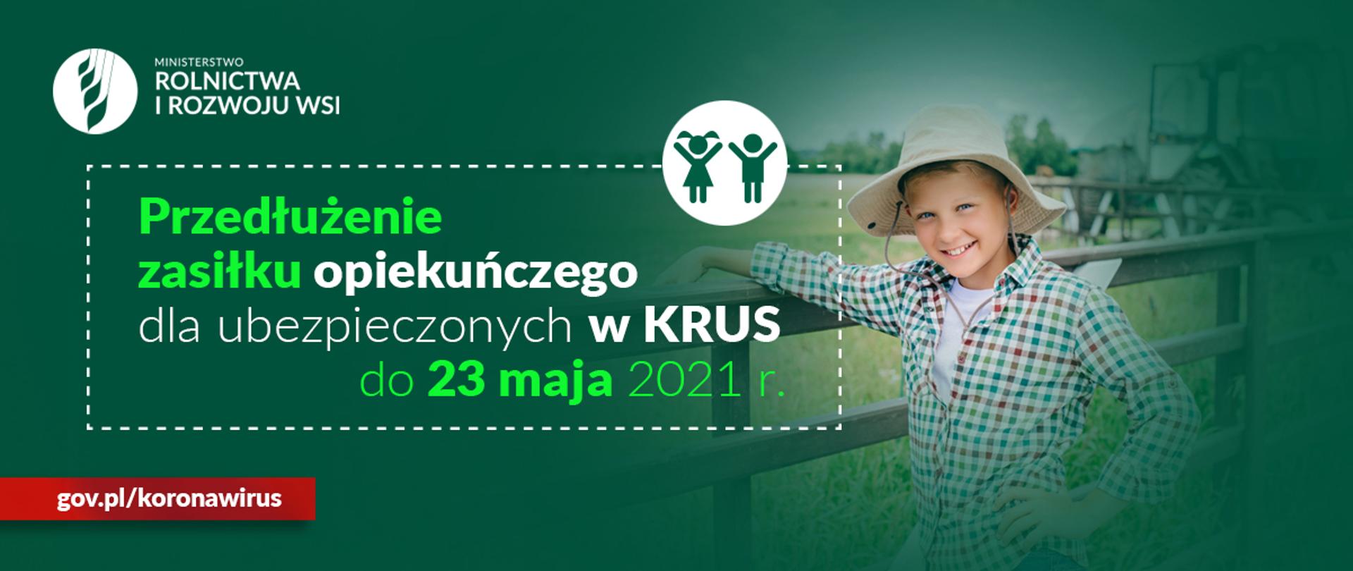 grafika do komunikatu "KRUS – zasiłek opiekuńczy przedłużony do 23 maja"
Uśmiechnięty chłopiec w kapeluszu opierający się o ogrodzenie.