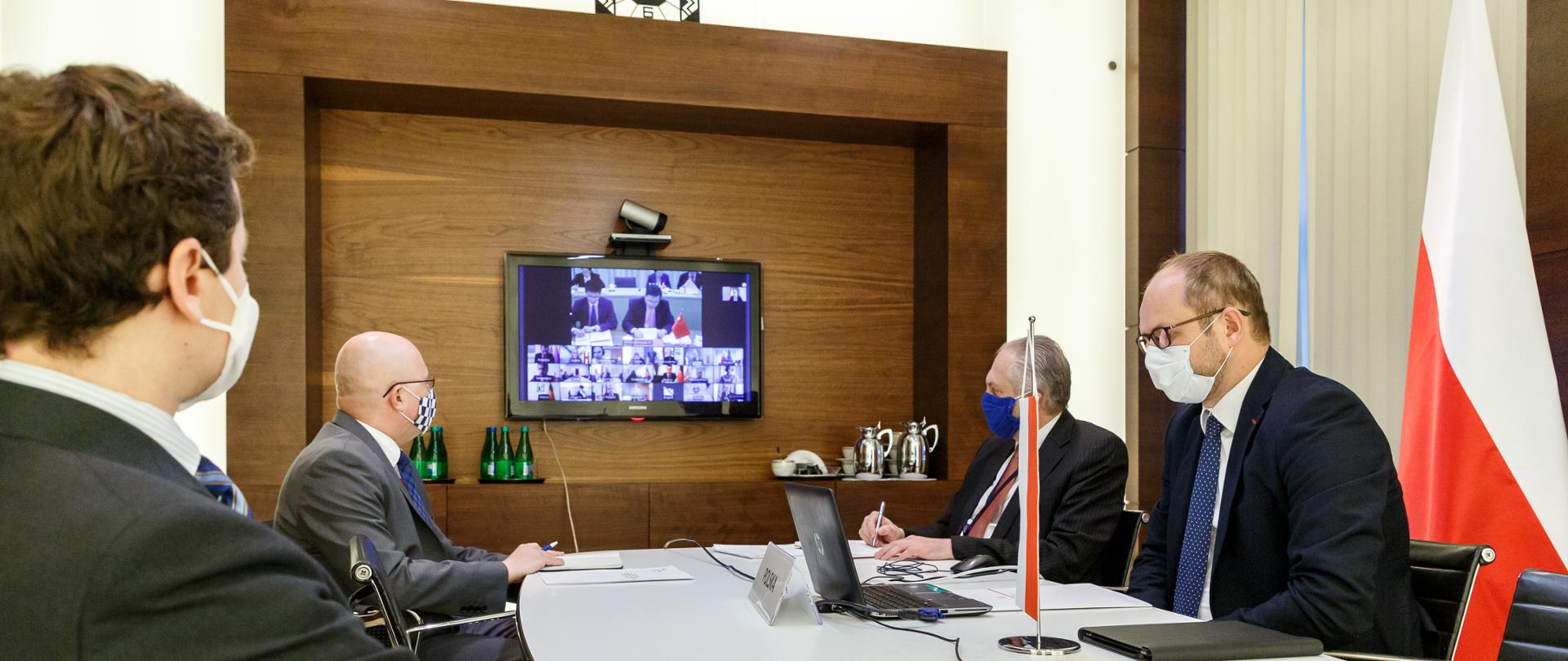 MSZ Wicemin. Marcin Przydacz Wideokonferencja