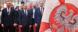Premier Mateusz Morawiecki podczas uczestnictwa w XXX Krajowym Zjeździe Delegatów NSZZ „Solidarność”