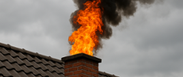 STRAŻ OSTRZEGA – A KOMINY PŁONĄ DALEJ !!!