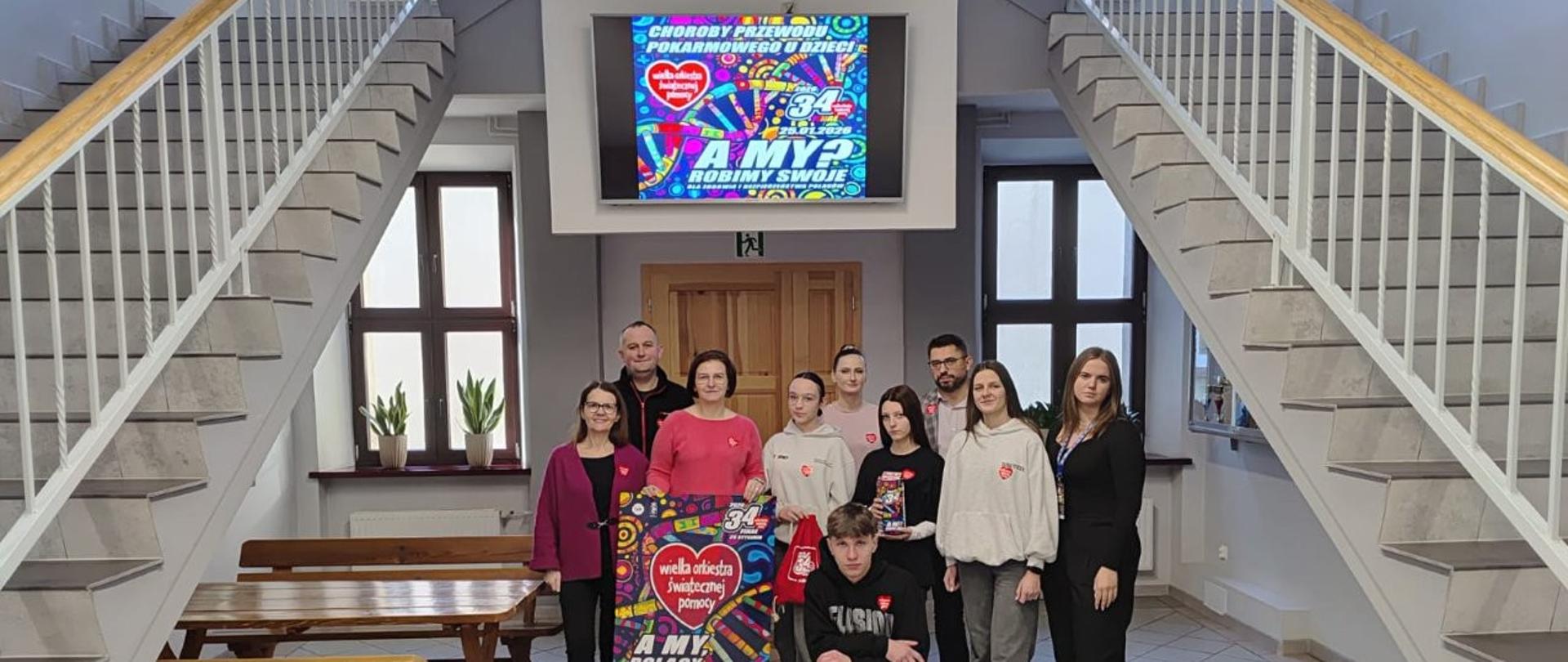 34. Finał WOŚP- „Zdrowe brzuszki naszych dzieci” w ZSCKR w Lututowie.