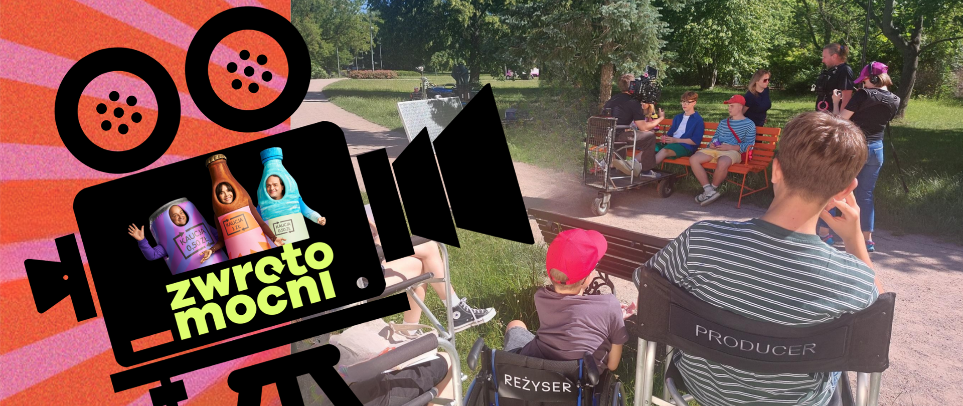 Zdjęcia młodzieży z planu Zwrotomocnych 