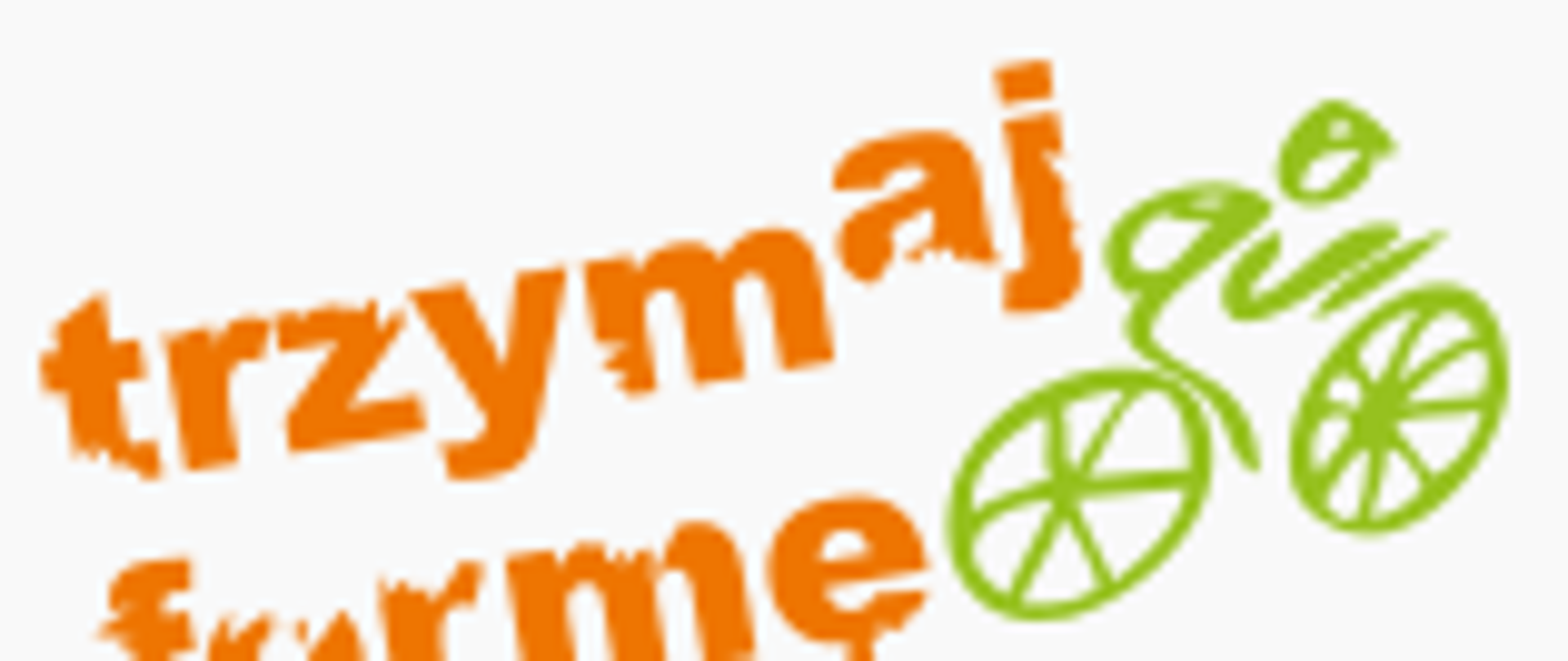 Logo Programu Trzymaj Formę, grafika roweru