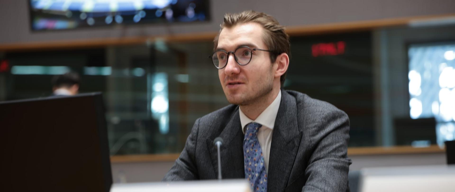 Na zdjęciu wiceminister Jan Szyszko 