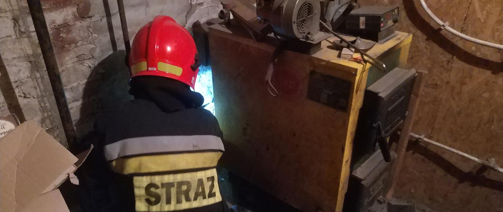 Pożar sadzy w przewodzie kominowym