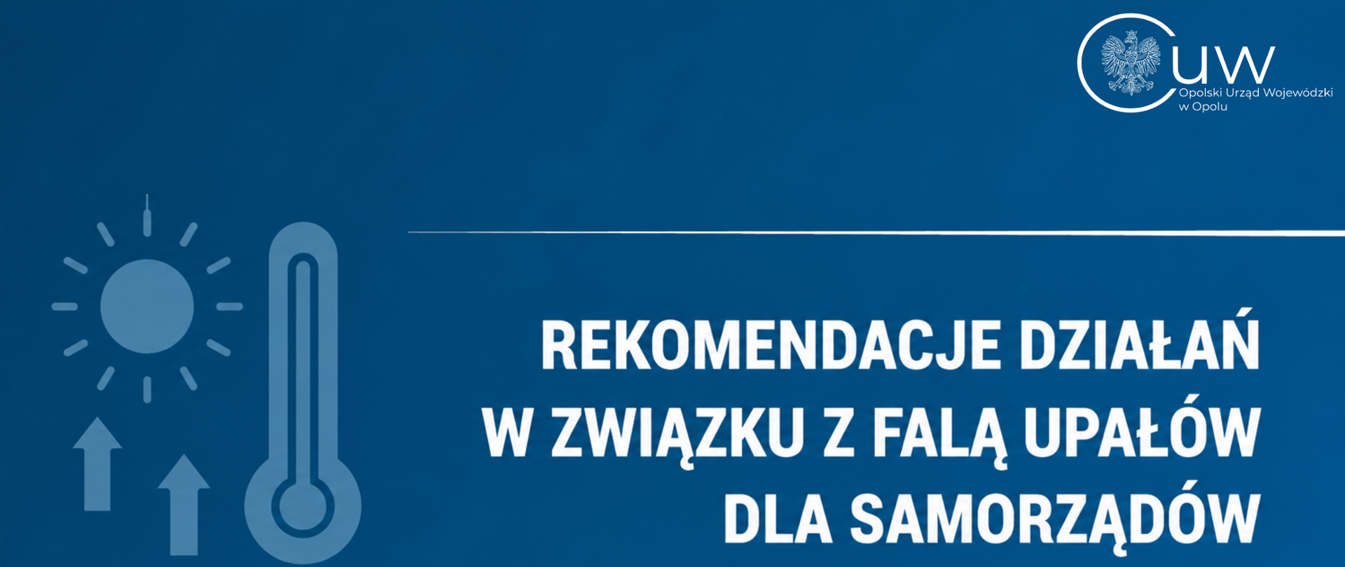 Rekomendacje działań w związku z falami upałów