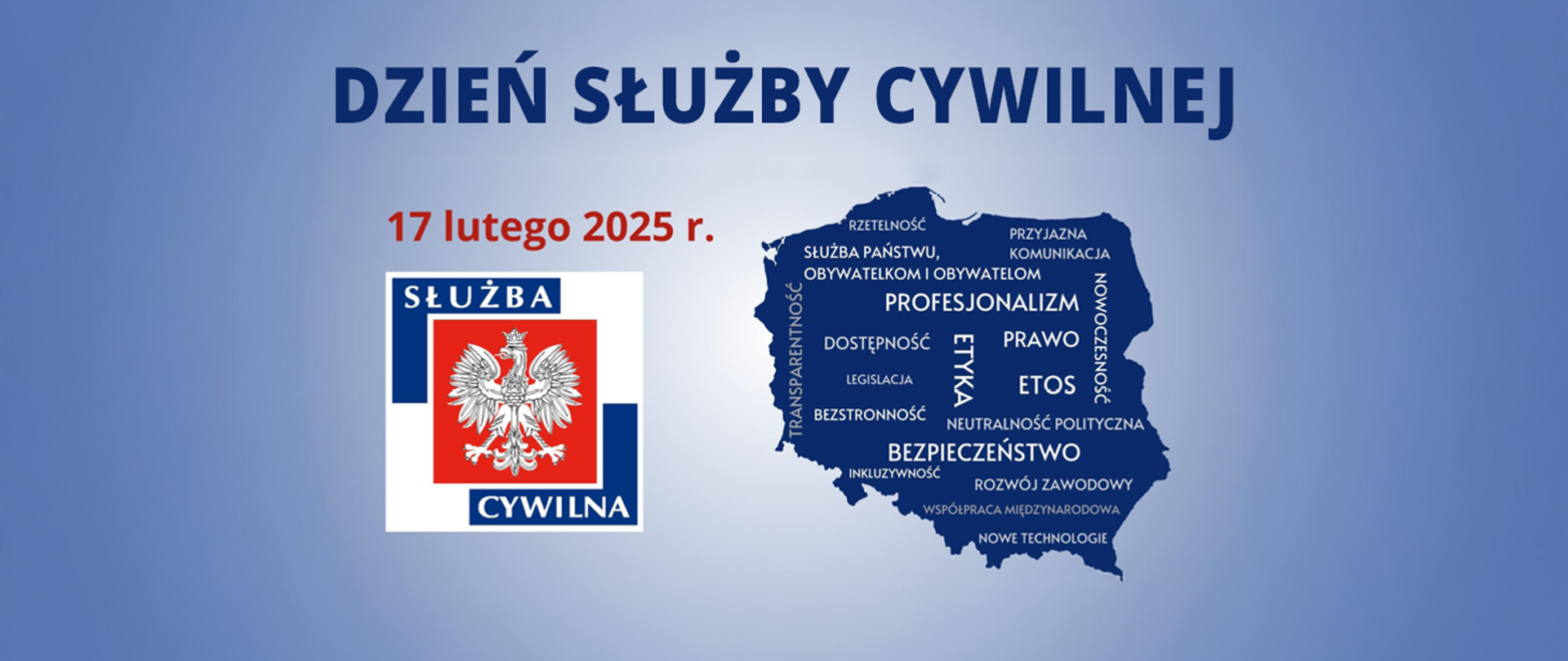 Grafika przedstawia mapę Polski oraz godło Polski.