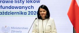 zdjęcie z konferencji prasowej na temat nowej listy leków refundowanych