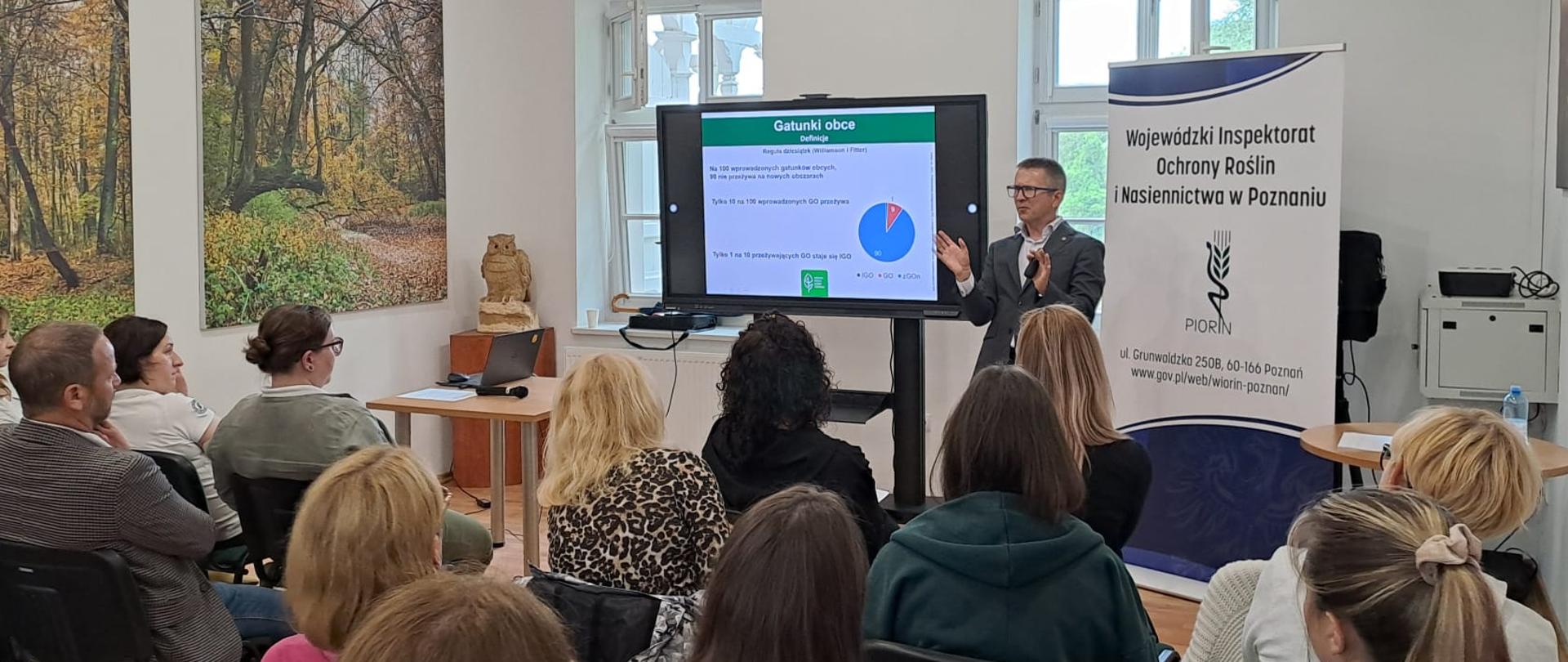 Szkolenie dotyczące tematyki realizowanej przez Dział Nadzoru Fitosanitarnego