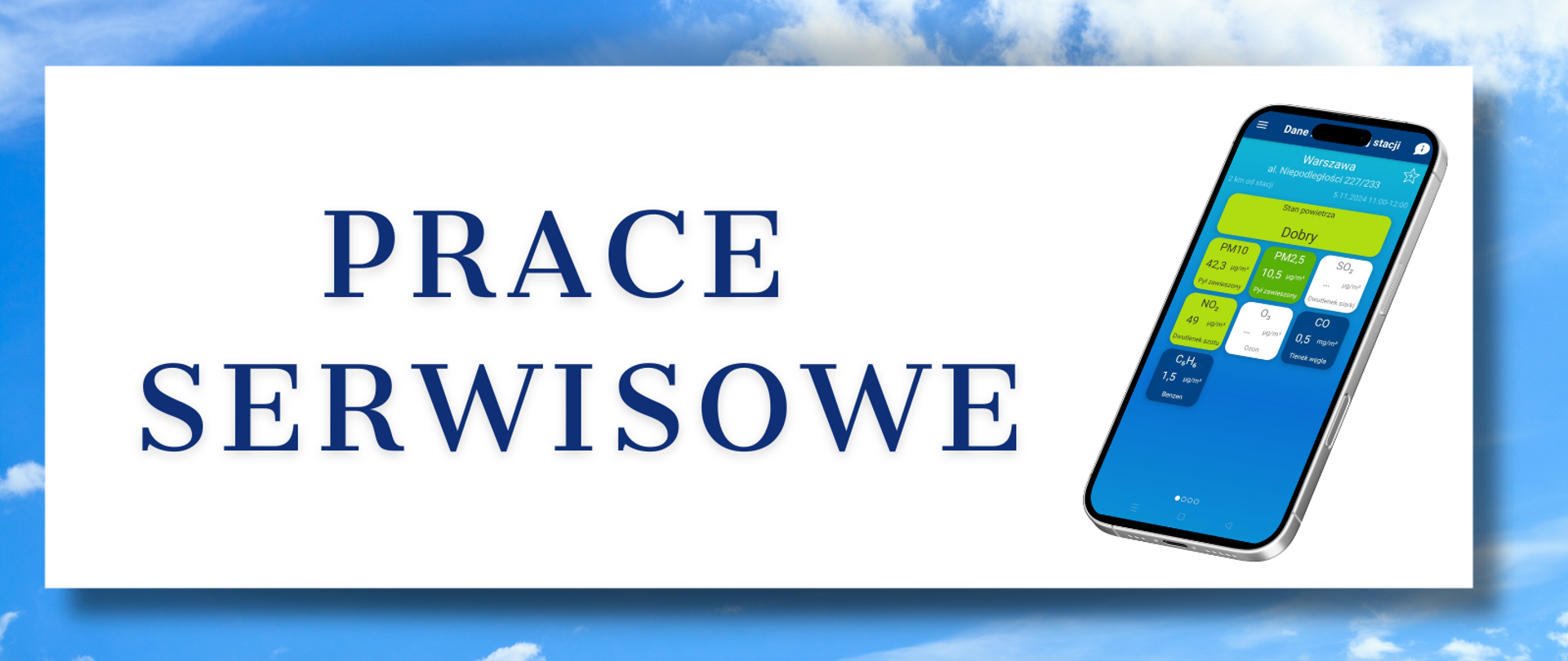 Prace serwisowe portalu www