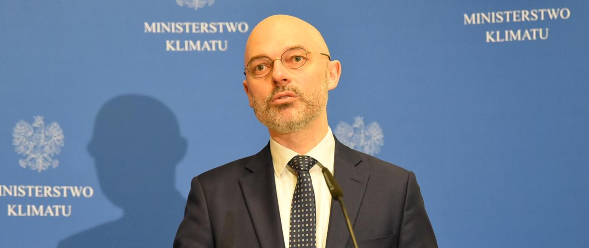 Minister klimatu Michał Kurtyka