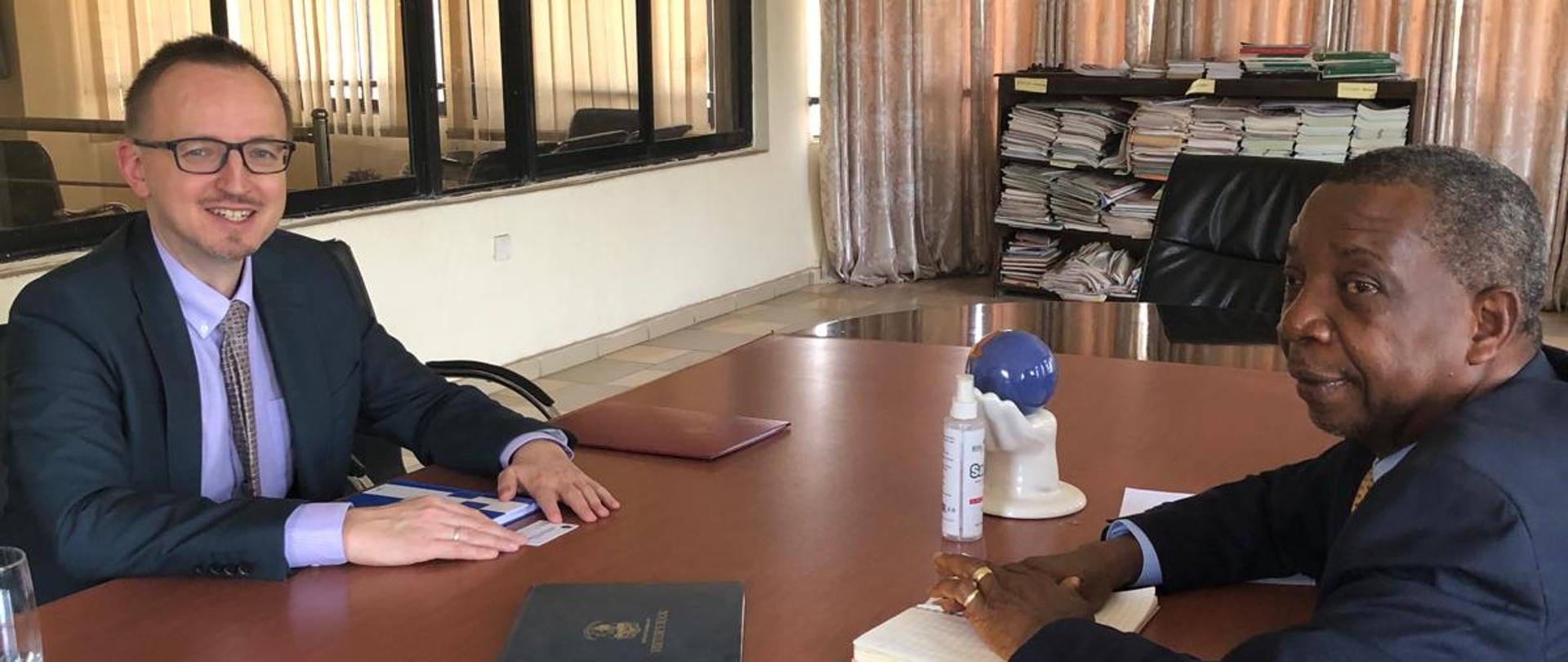 Meeting with chargé d'affaires of the Embassy of the Republic of Liberia 