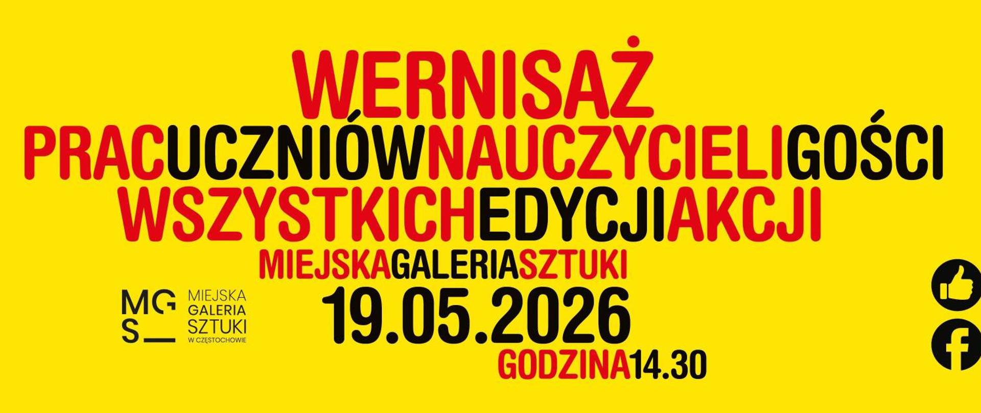 Jubileusz naszej akcji rozpoczniemy dzień wcześniej, 19 maja 2026 wernisażem prac z wszystkich edycji! Zapraszamy