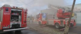 Pożar budynku usługowo – handlowego w Kutnie przy ul. 29-listopada