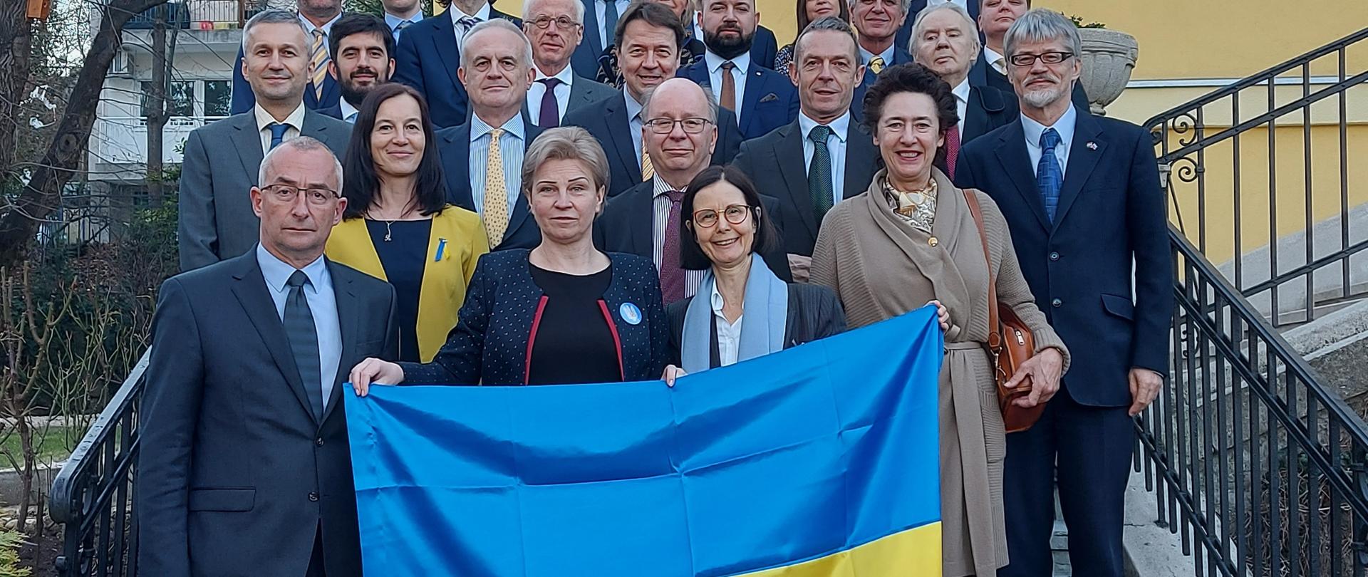 Ambasador Jerzy Snopek na spotkaniu ambasadorów państw UE z ambasador Ukrainy