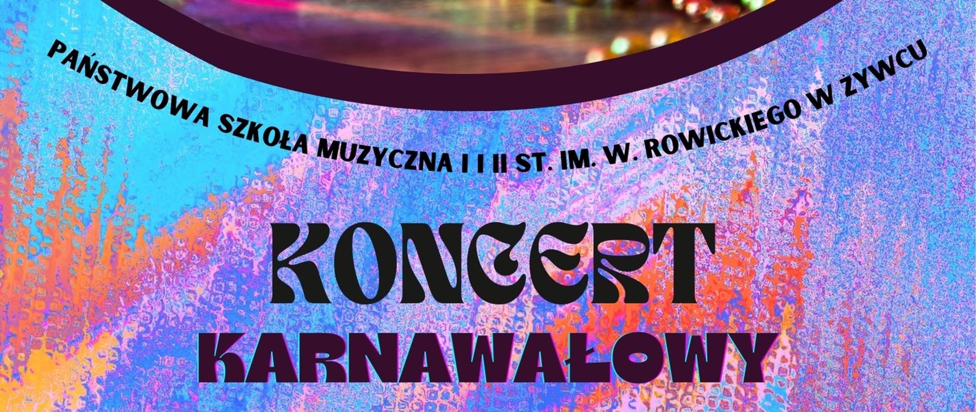 Plakat Koncert karnawałowy 