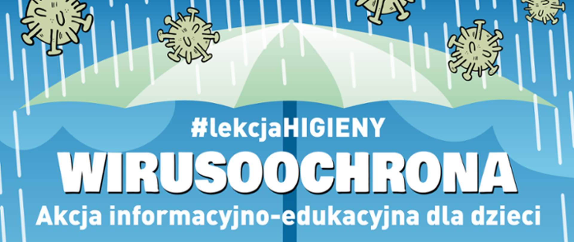 Plakat akcji "Wirusoochrona"