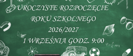 Rozpoczęcie roku szkolnego