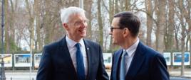 Spotkanie premierów Polski i Łotwy.