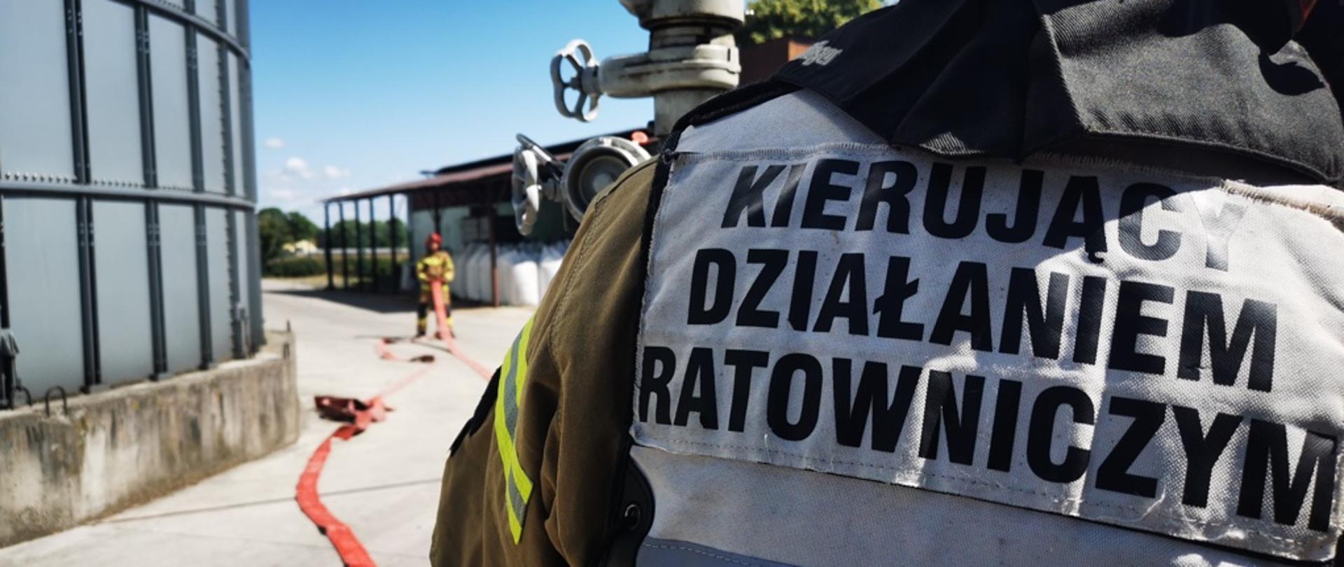 Ćwiczenia PSP i OSP na elewatorach zbożowych w Przylesiu.