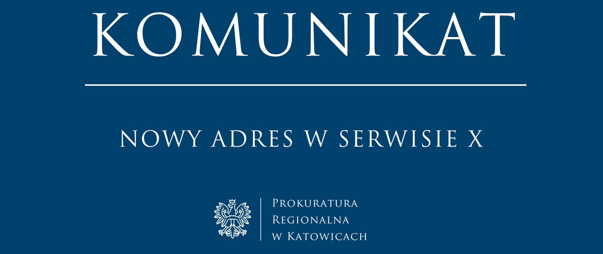 Nowy adres w serwisie X