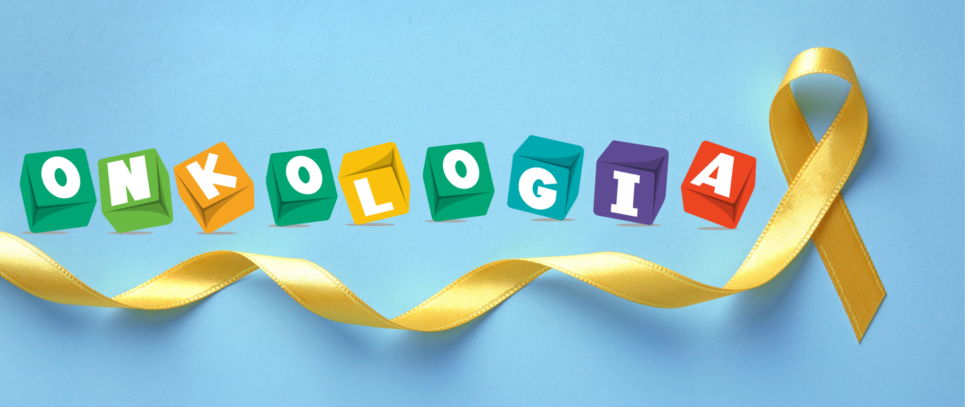Na środku planszy napis - onkologia