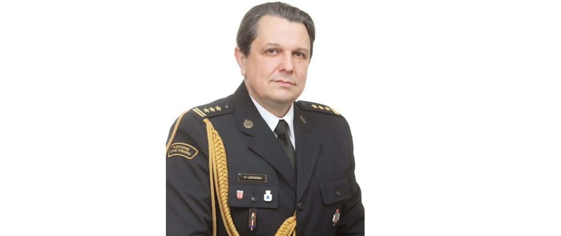 p.o. Komendant Wojewódzki PSP w Białymstoku st. bryg. Grzegorz Lisowski