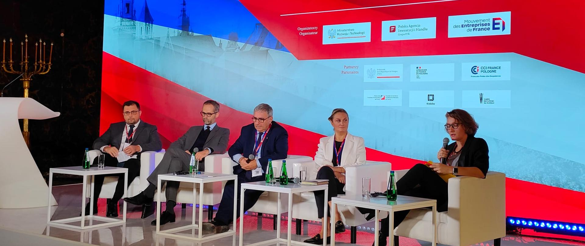 Wiceminister Adam Guibourgé-Czetwertyński na Polsko-Francuskim Forum Gospodarczym. 