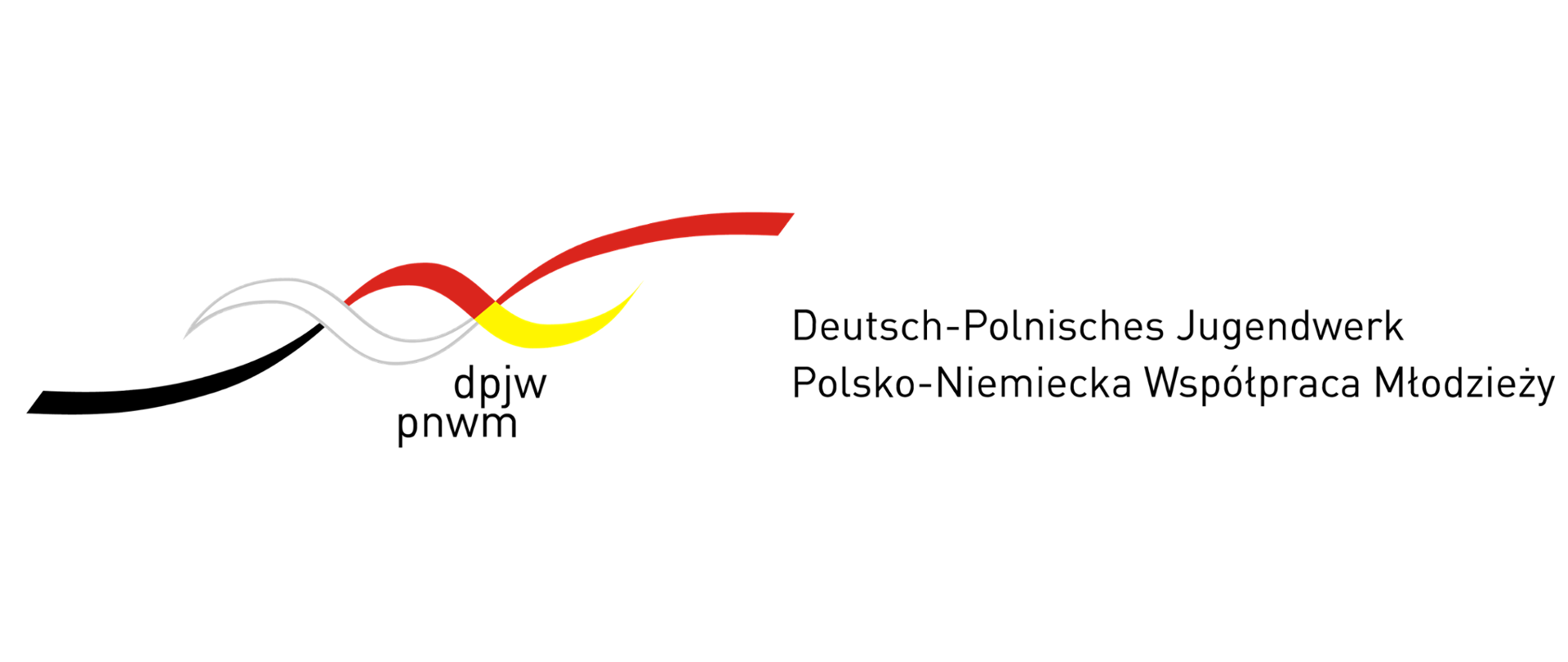 Znak przedstawia dwie splecione wstęgi. Jedna wstęga jest w barwach polskiej flagi, druga w barwach niemieckich. Pod wstęgami skróty liternicze: niemiecki i polski.