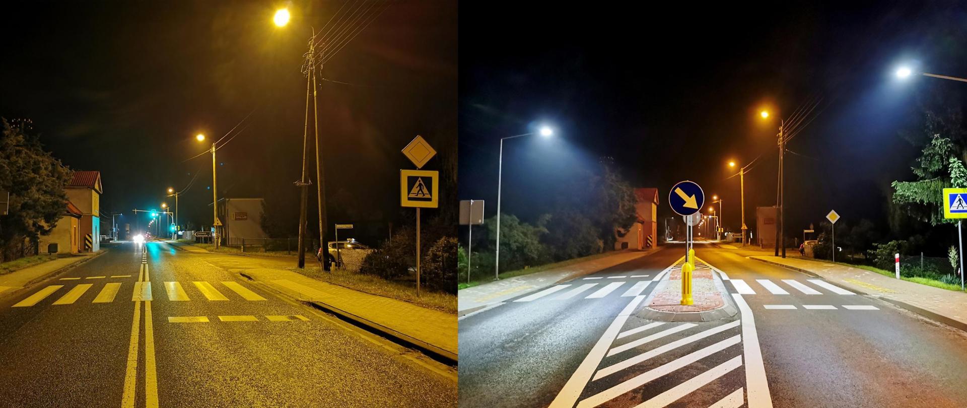 Wykonany azyl i doświetlenie przejścia w Osiecznicy