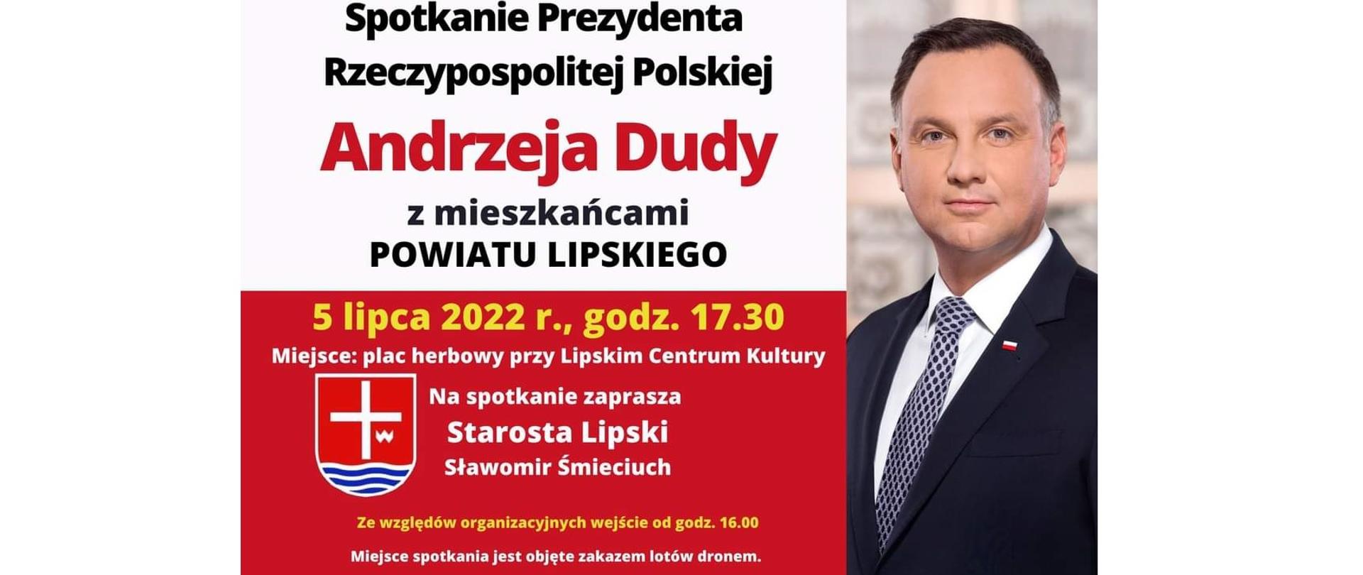 Zaproszenie na Spotkanie z Prezydentem RP 
