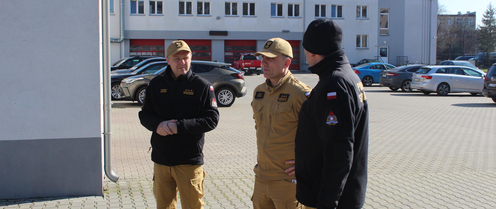 Spotkanie dotyczące inwestycji budowlanej w JRG Nr 2 w Siedlcach